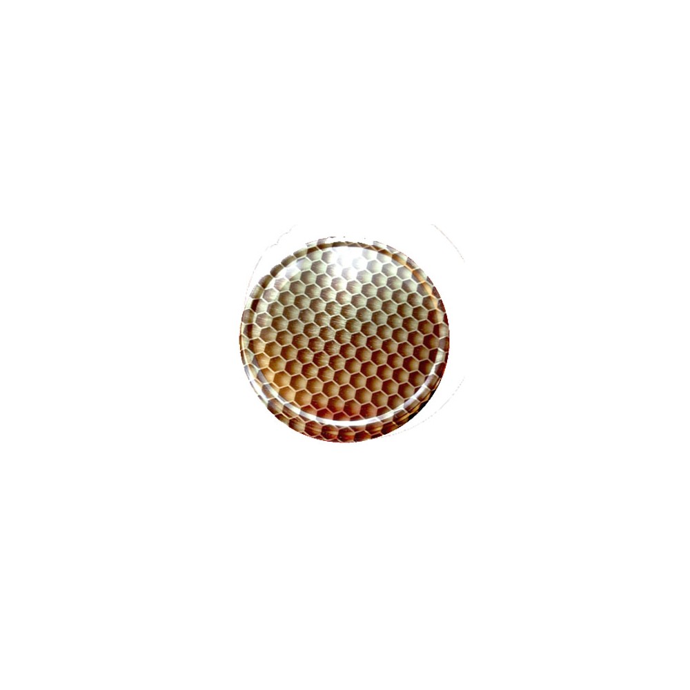 82mm Twist-Off Lid (Beehive Gold) x 10 Lids