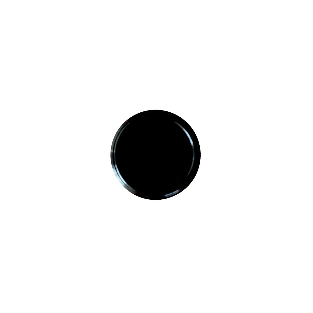 53mm Twist-Off Lid (Black Plain) x 10qty