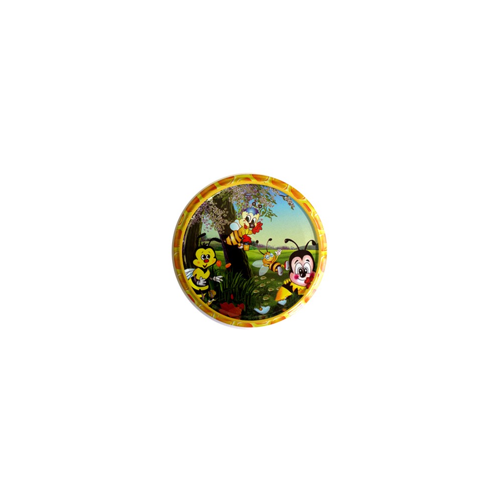 82mm Twist-Off Lid (Cartoon Bees) x 10 Lids