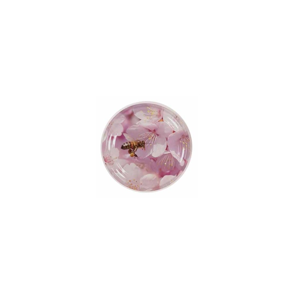 82mm Twist-Off Lid (Flowers & Bee) x 10 Lids