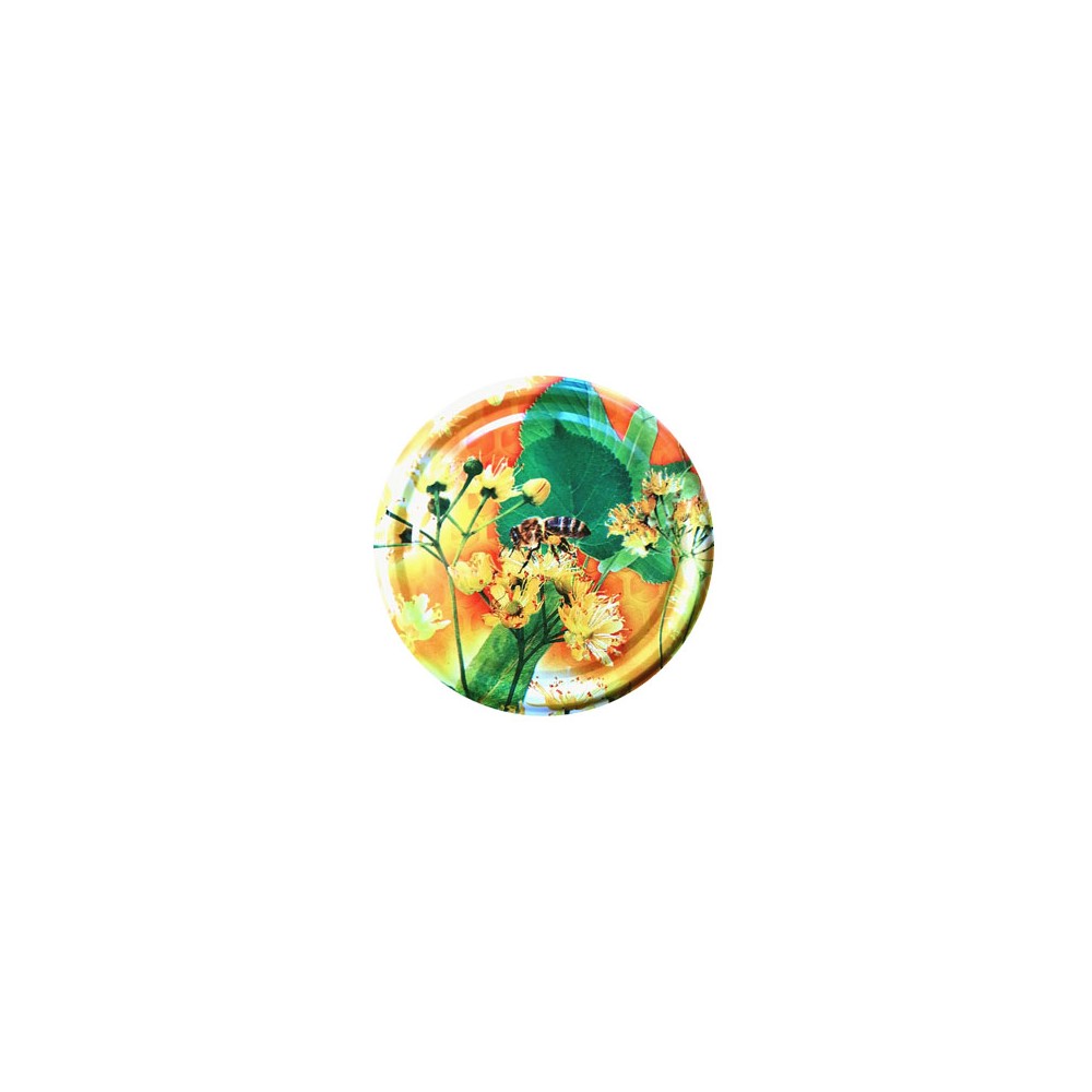 82mm Twist-Off Lid (Linden & Bee) x 1o0 Lids
