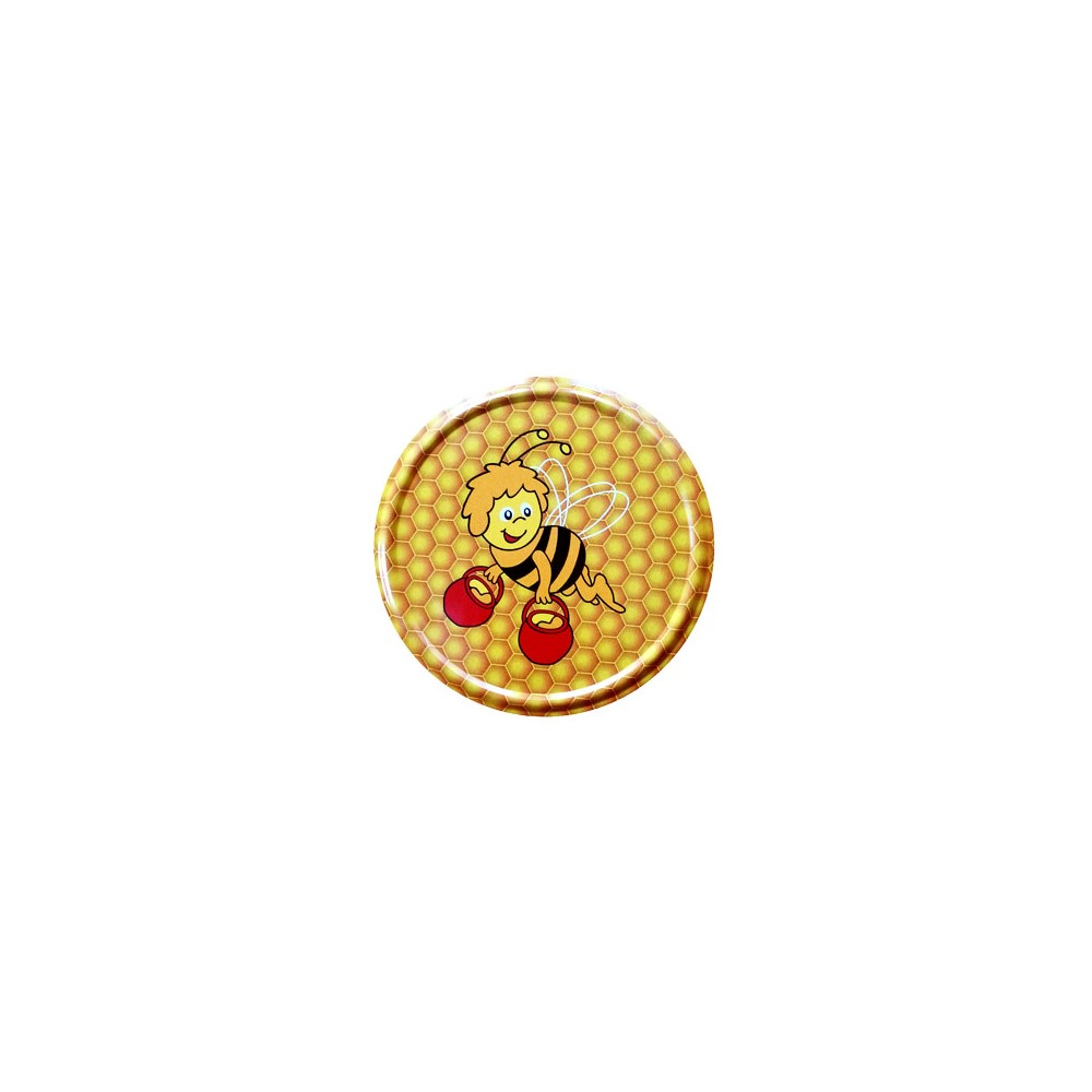 82mm Twist-Off Lid (Maya The Bee 2 ) x 10 Lids