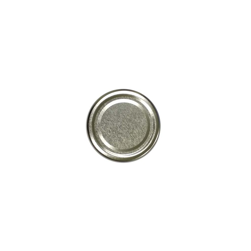 53mm Twist-Off Lid (Plain Silver) x 10qty.